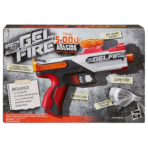 Nerf Pro Gelfire Legion Spring Action Blaster, 14Y+
