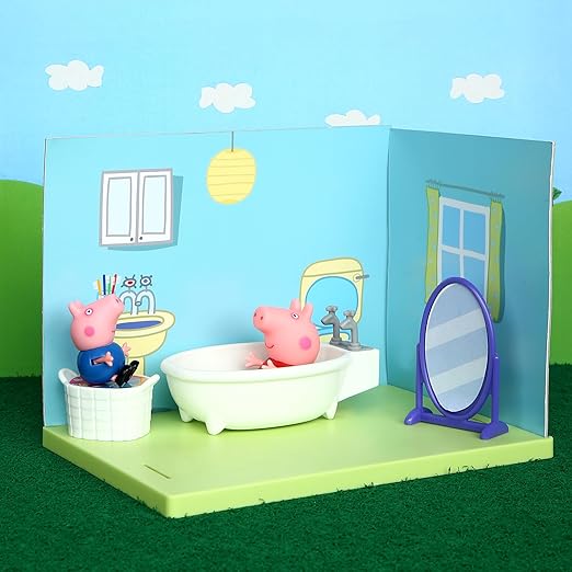 Peppa Pig and George's Bathroom Themed Preschool Toy, 3Y+