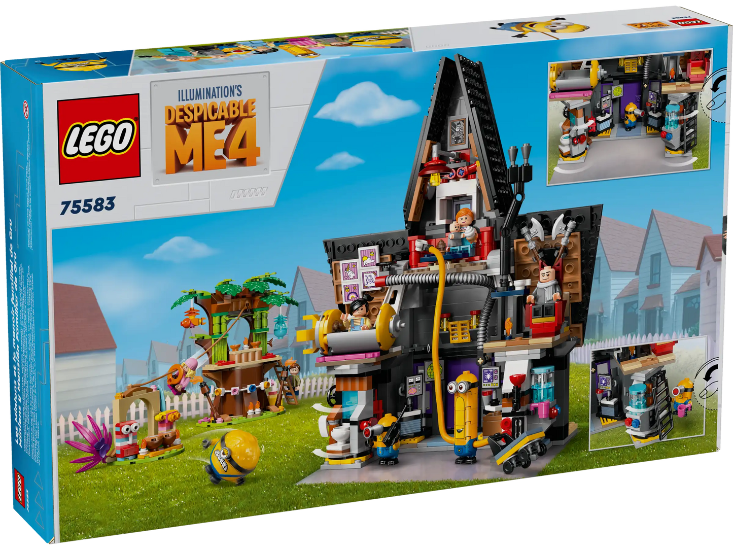 LEGO Despicable Me 4 Minions and Gru's Family Mansion 75583 Building Blocks Toys for 8+ Gift for Boys and Girls