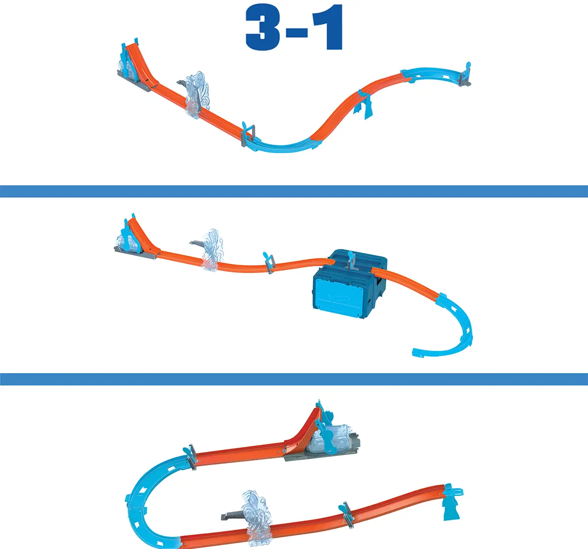 HOT WHEELS TRACK BUILDER DELUXE BUILDER BOX HNN38