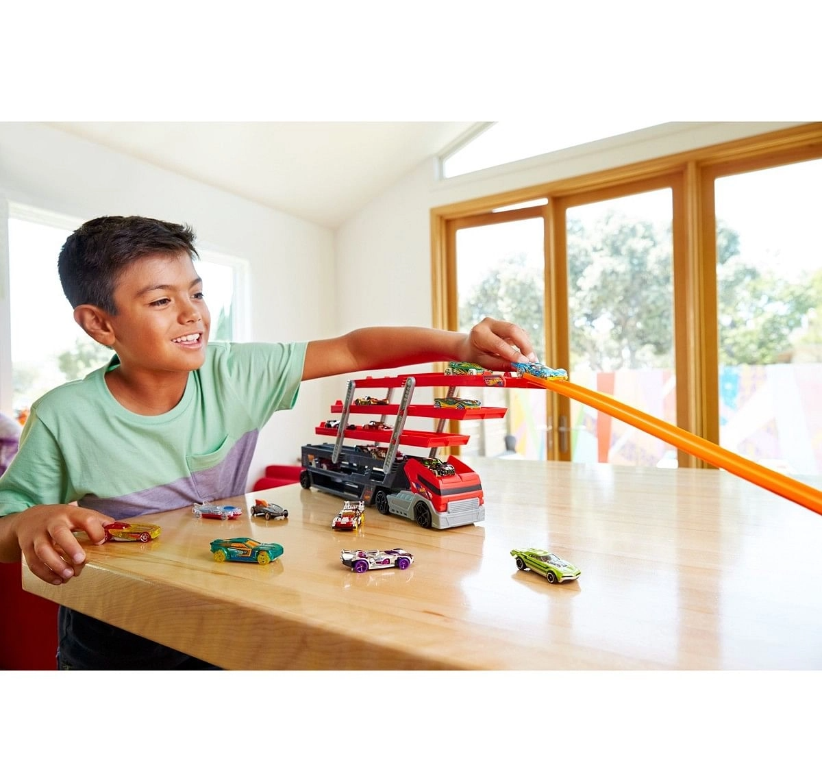 HOT WHEELS MEGA HAULER TRUCK