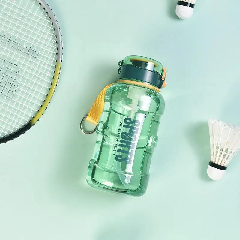 Plastic Water Bottle Portable Sports Water Bottle Cup Travel Camp Outdoor Water 750ml