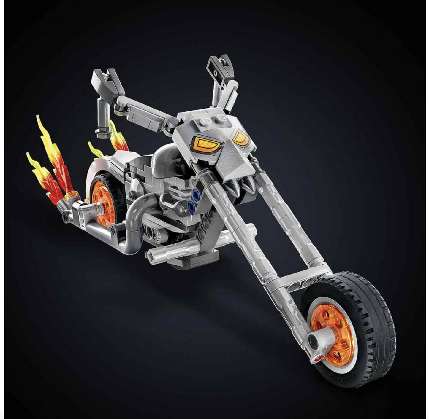 LEGO Marvel Ghost Rider Mech&Bike 76245 Building Toy Set (264 Pcs),Multicolor