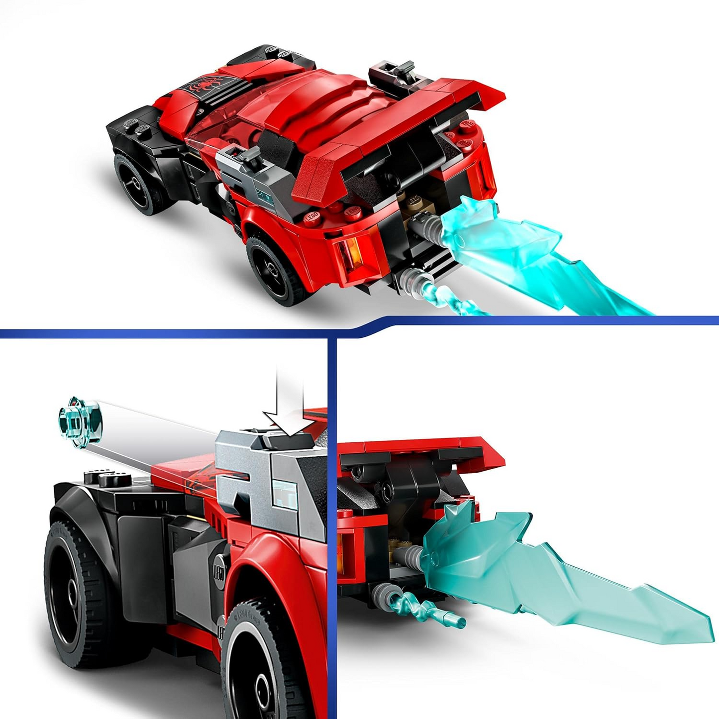 LEGO Marvel Miles Morales vs. Morbius 76244 Building Toy Set (220 Pcs),Multicolor