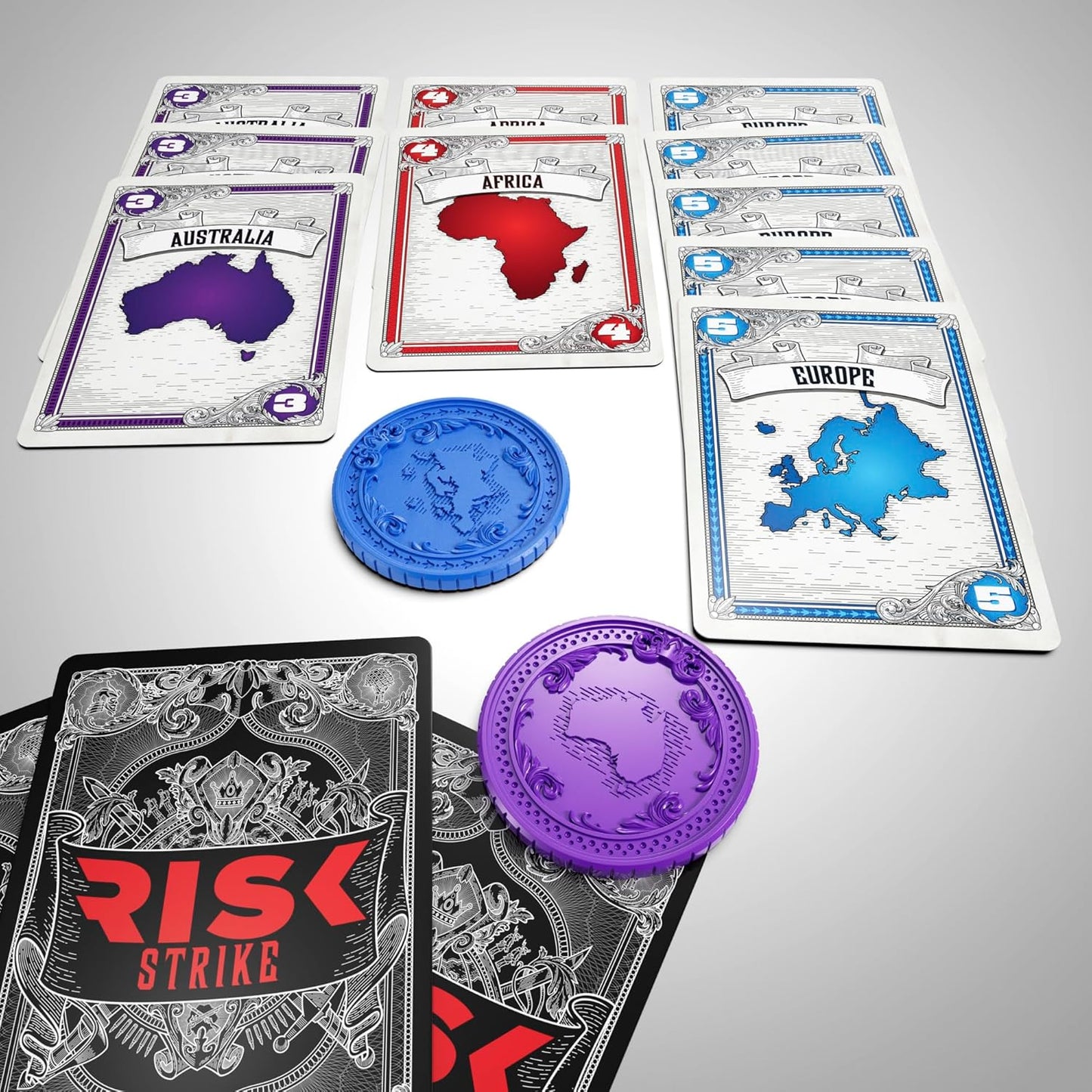 Hasbro Gaming Risk Strike Cards and Dice, 2-5 Players Game, 10Y+