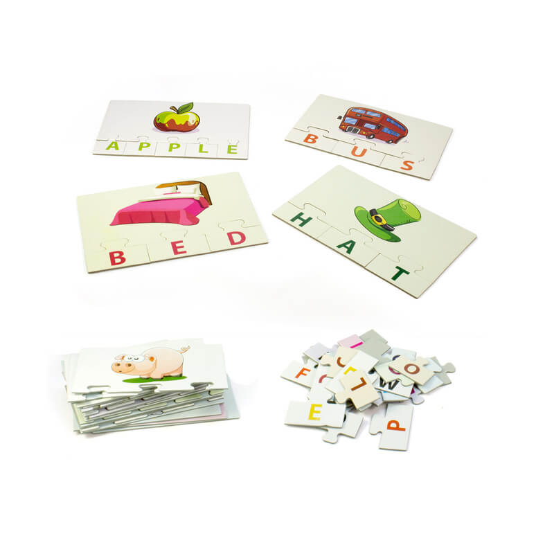 Funskool - Play & Learn-Spellings,Educational,25 Pieces,Puzzle,for 4 Year Old Kids and Above,Toy