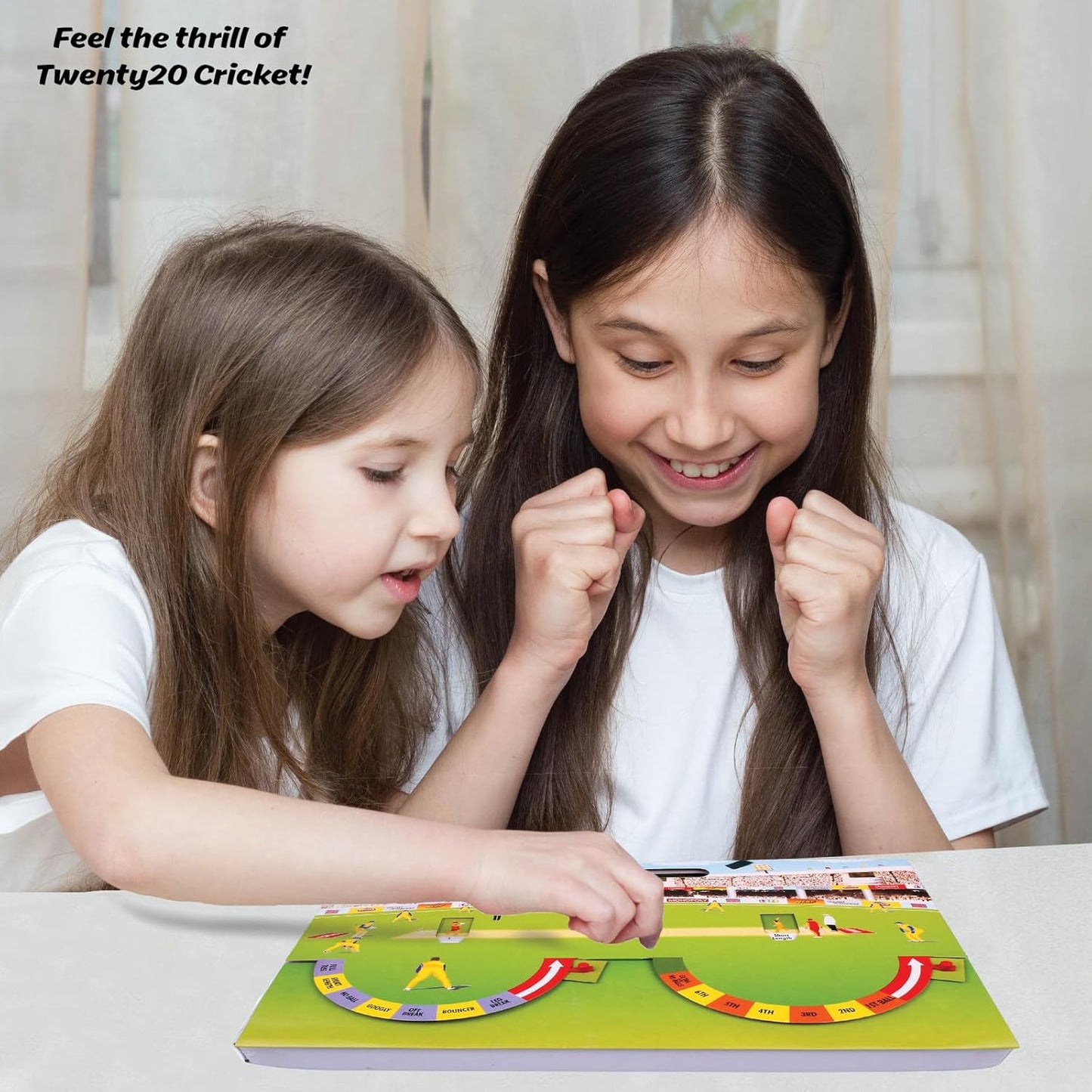 Funskool Games ,Cricket T20, Sports board game, Cricket game for kids, 2 players, Ages 8 and above