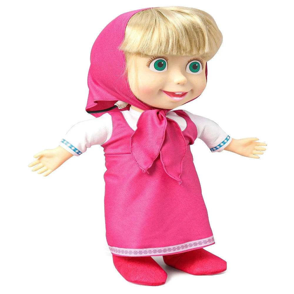 Masha And The Bear Soft Bodied Masha Doll Pink - Height 39 cm