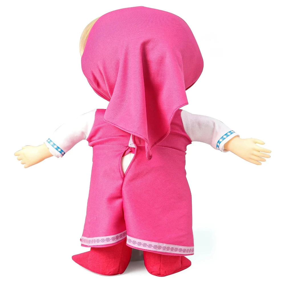 Masha And The Bear Soft Bodied Masha Doll Pink - Height 39 cm