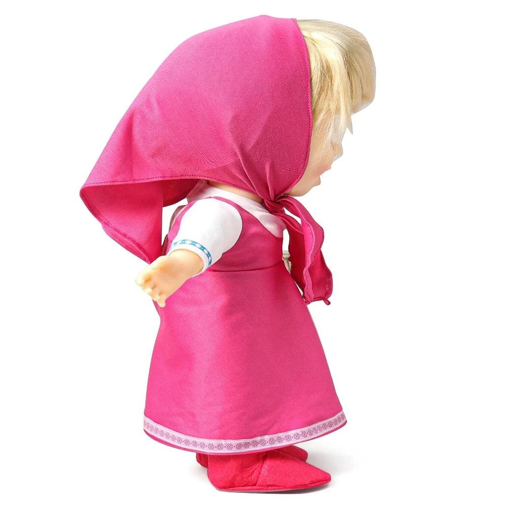 Masha And The Bear Soft Bodied Masha Doll Pink - Height 39 cm