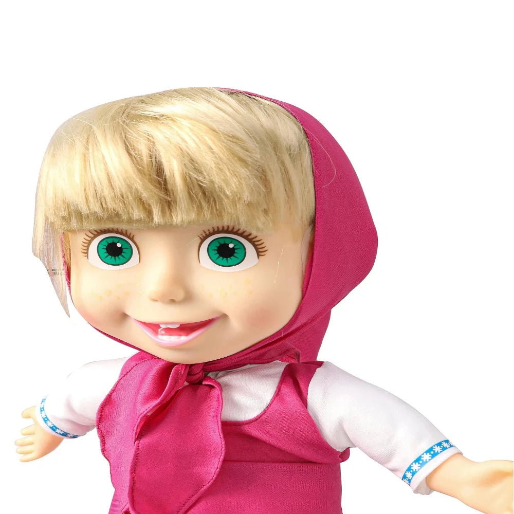 Masha And The Bear Soft Bodied Masha Doll Pink - Height 39 cm