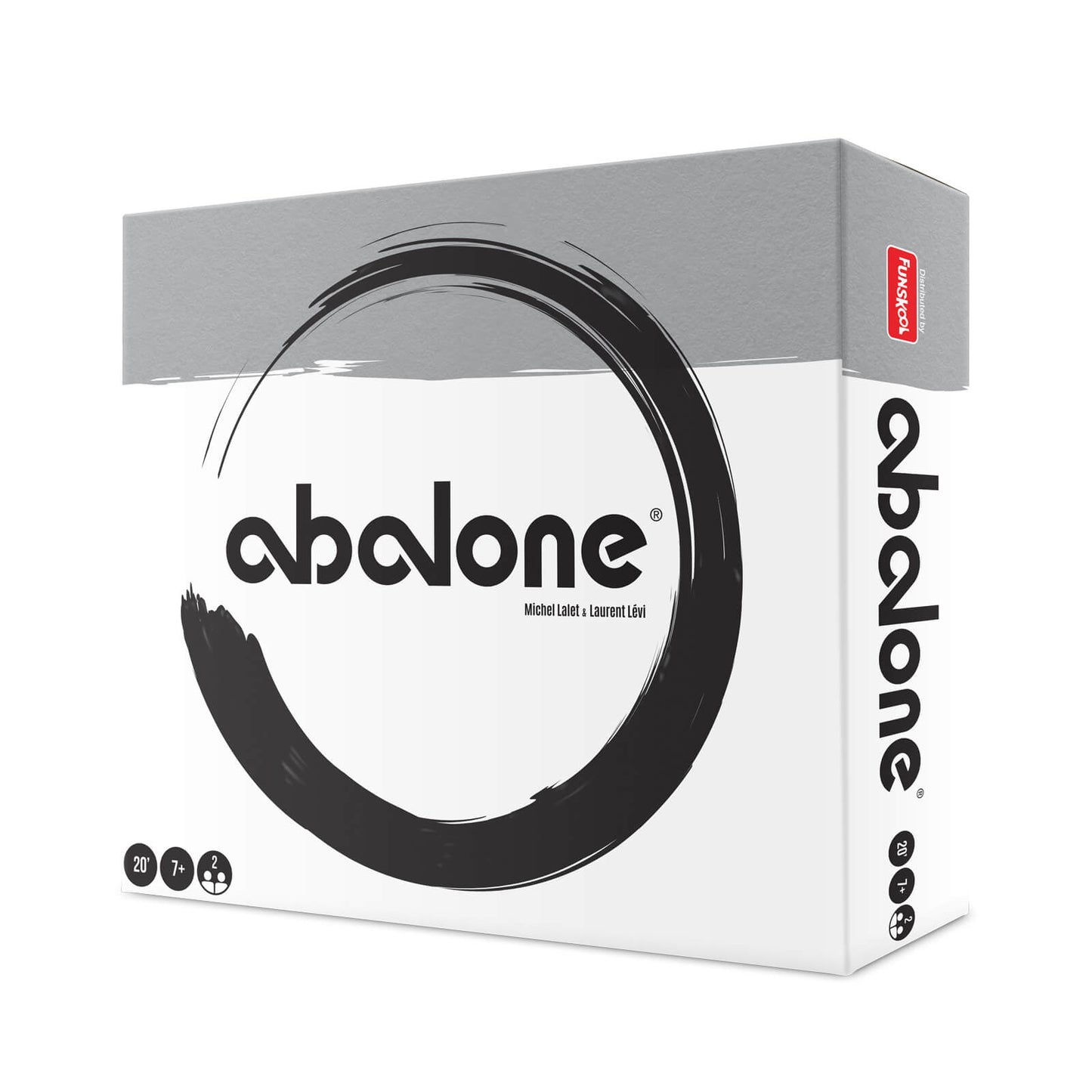 Funskool Abalone, Strategy Game, Board Game for Kids, Adults, Educational, 2 Players, 24 Black & White Marbles, Family Fun, Learning Activity Toy for Childrens, Gift Set for Kid, Ages 7+ Years
