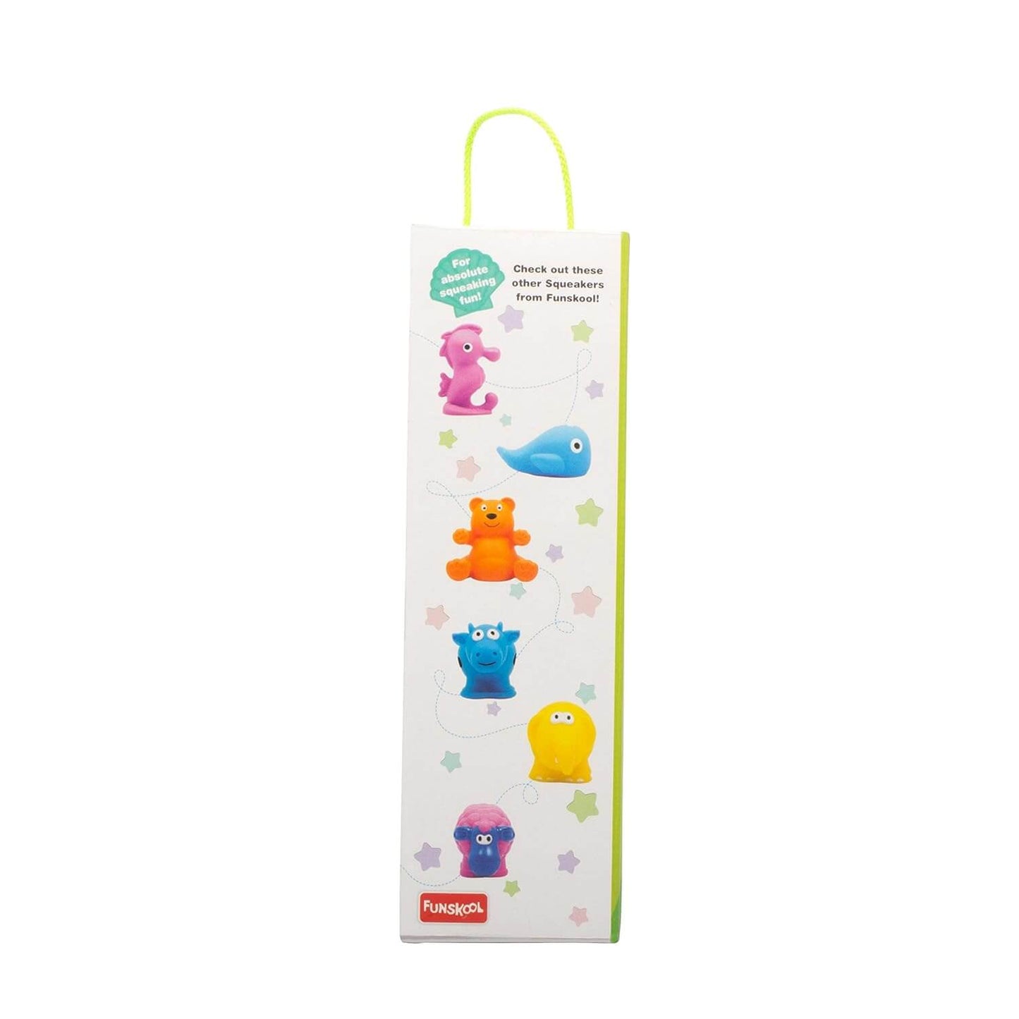 Giggles - Aqua Squeakers (Pack of 2), Multicolour Aqua Squeakers, Stimulates Senses, Natural squeaking Sound, 3 Months and Above, Infant Toys