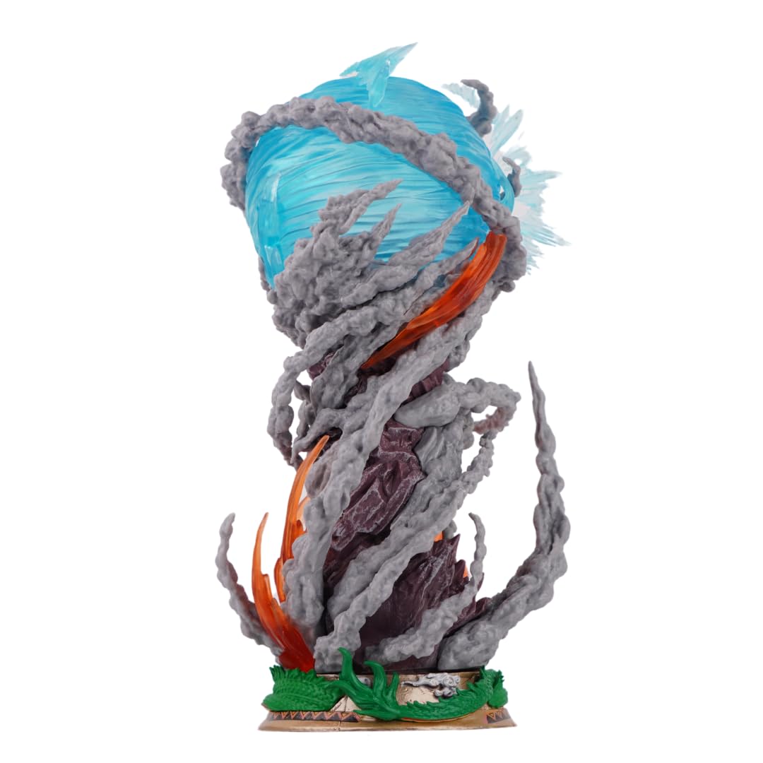 Offo Dragon Ball Z Anime Action Figure Son Goku Super Saiyan Sphere for Car Dashboard, Home Decors, Office Desk and Study Table (Goku Sphere)