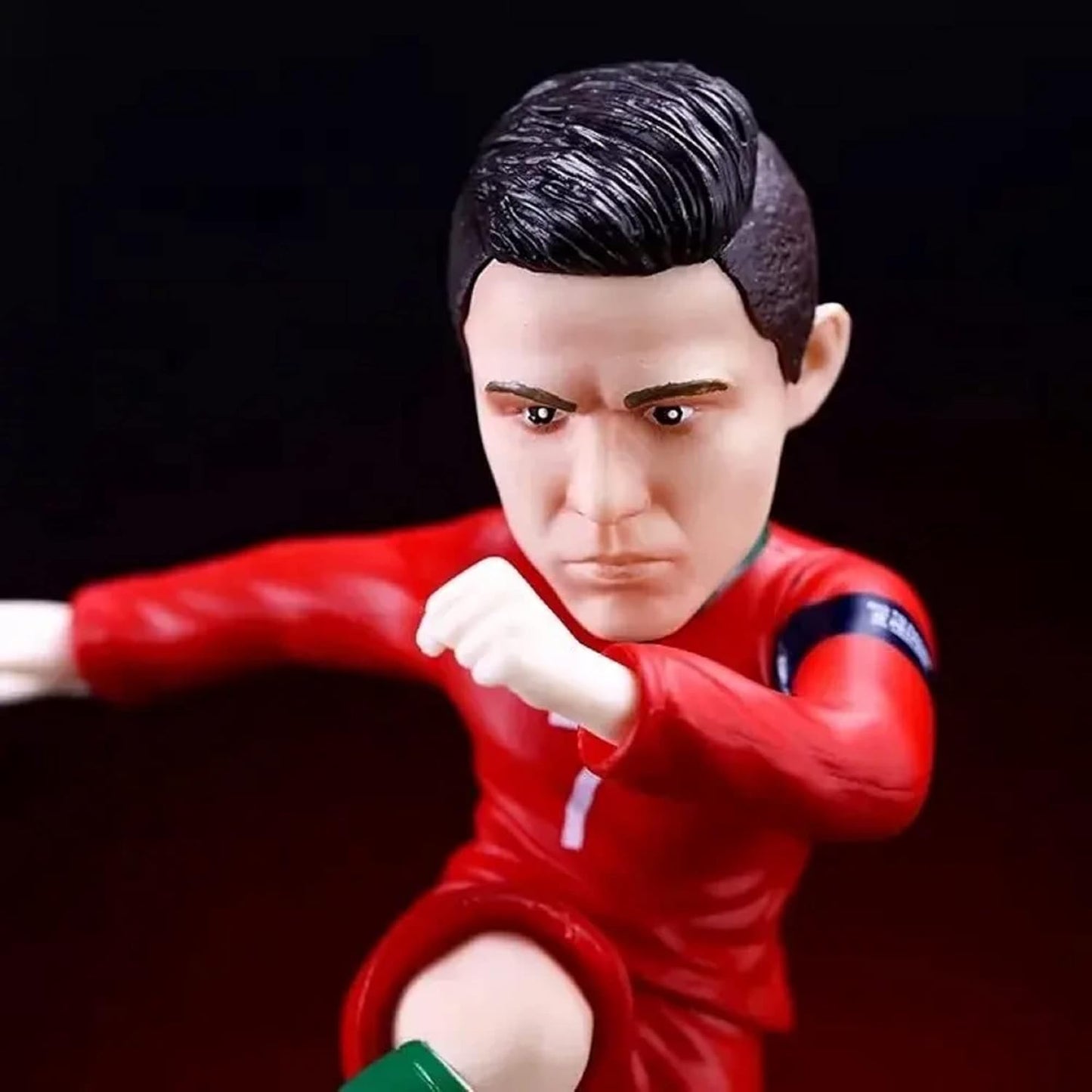 AUGEN Ronaldo Action Figure Limited Edition for Car Dashboard, Decoration, Cake, Office Desk & Study Table (20cm)(Pack of 1)
