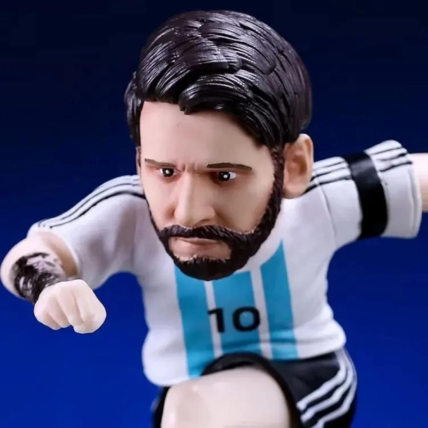AUGEN Messi Action Figure Limited Edition for Car Dashboard, Decoration, Cake, Office Desk & Study Table (20cm)(Pack of 1)