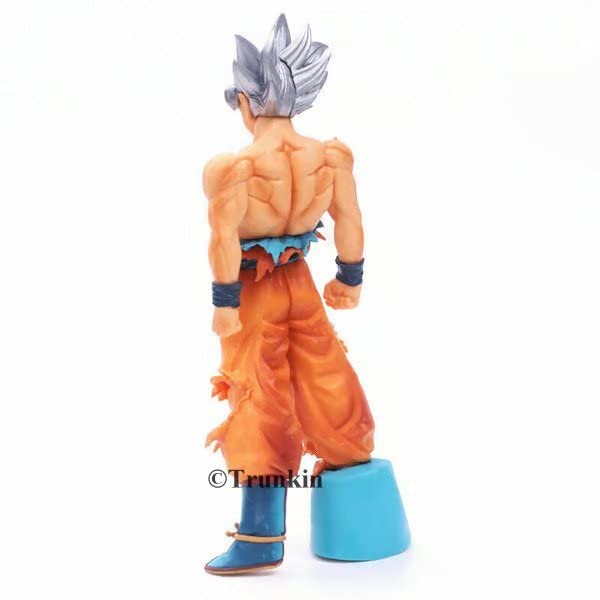 Trunkin DBZ Anime Goku Super Saiyan SSJ Perfected Ultra Instinct 28Cm PVC Action Figure