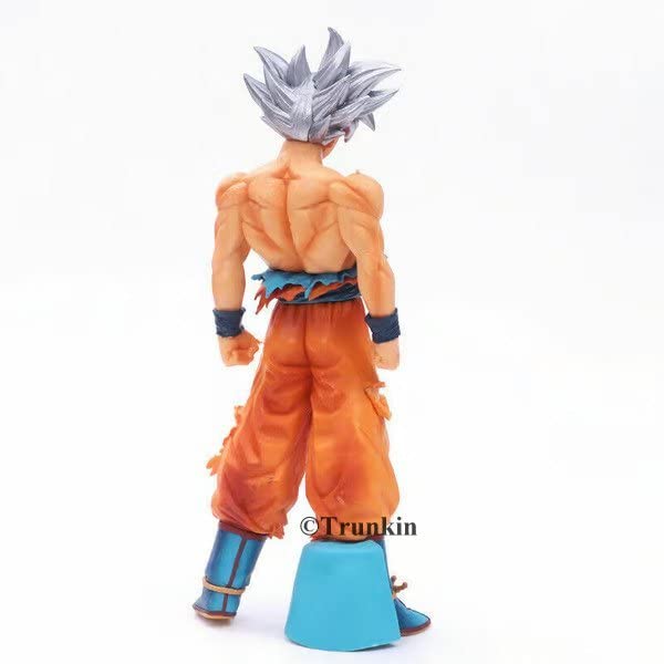 Trunkin DBZ Anime Goku Super Saiyan SSJ Perfected Ultra Instinct 28Cm PVC Action Figure
