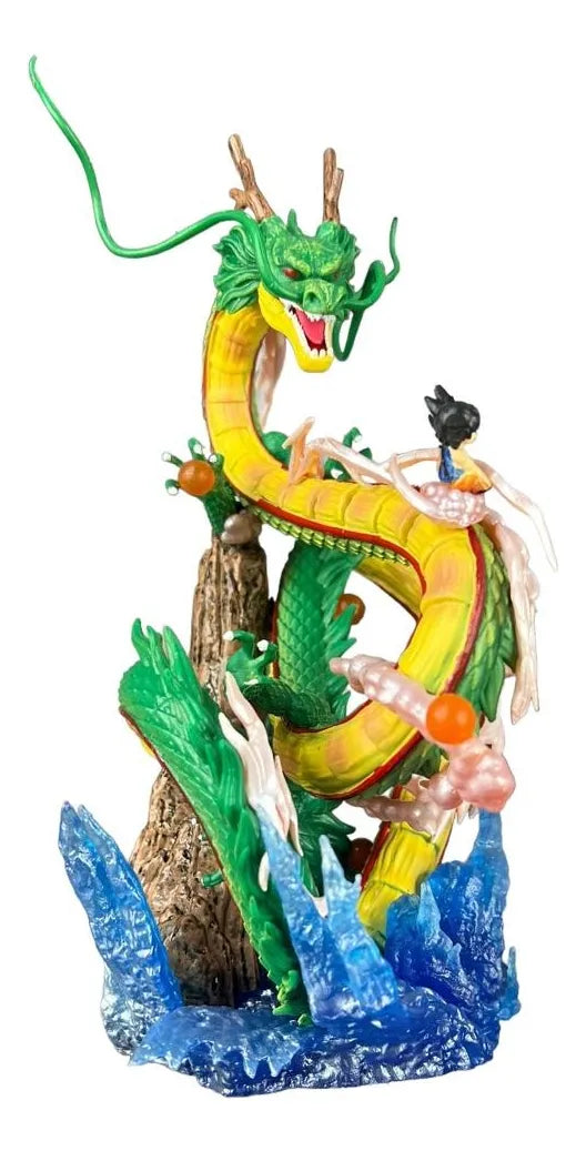 Figura Shenlong Y Goku En Nube / Dragon Ball Z