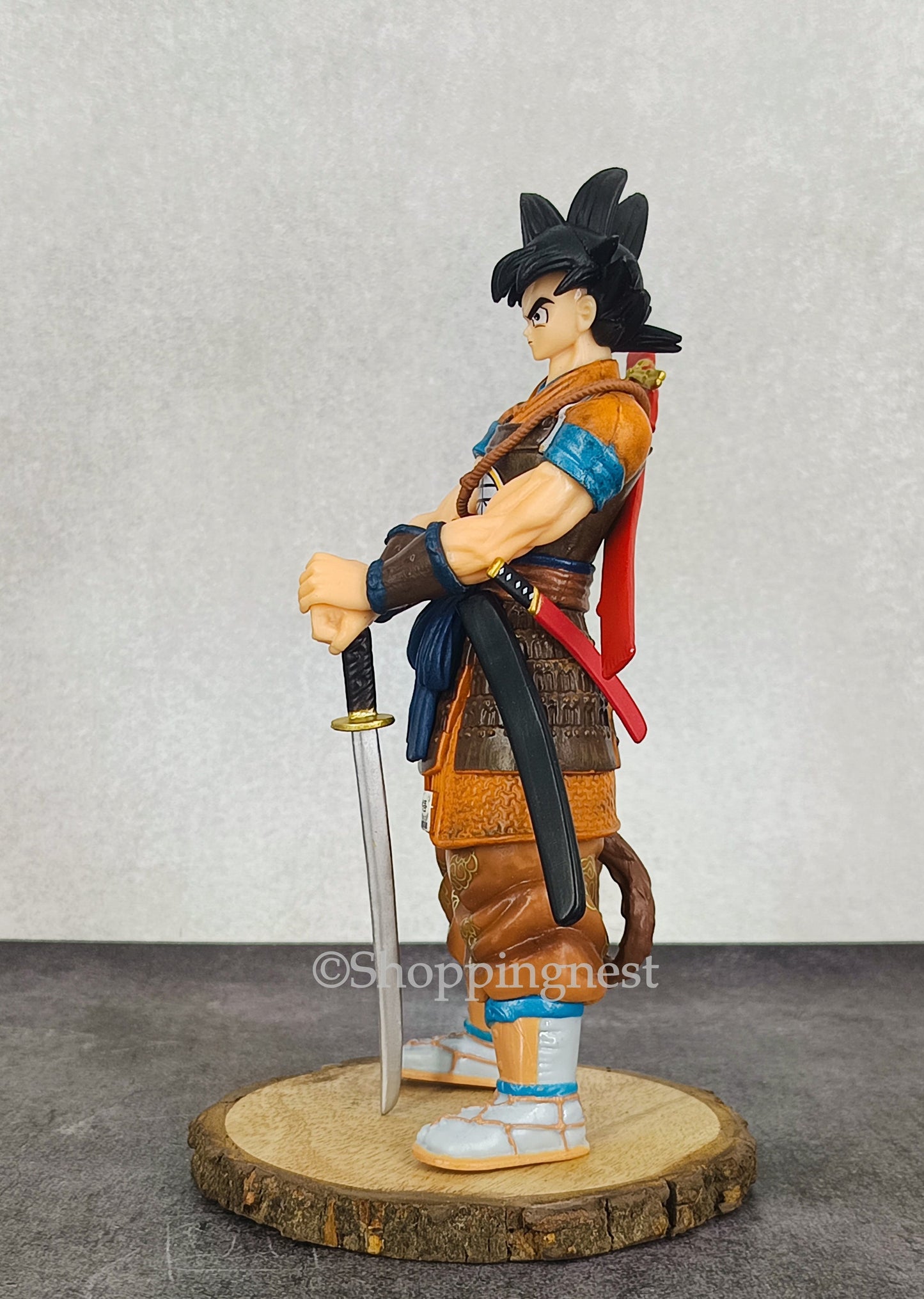 Dragon Ball Samurai Son Goku Resin Model In Stock 2.0 ver H: 19 cm New