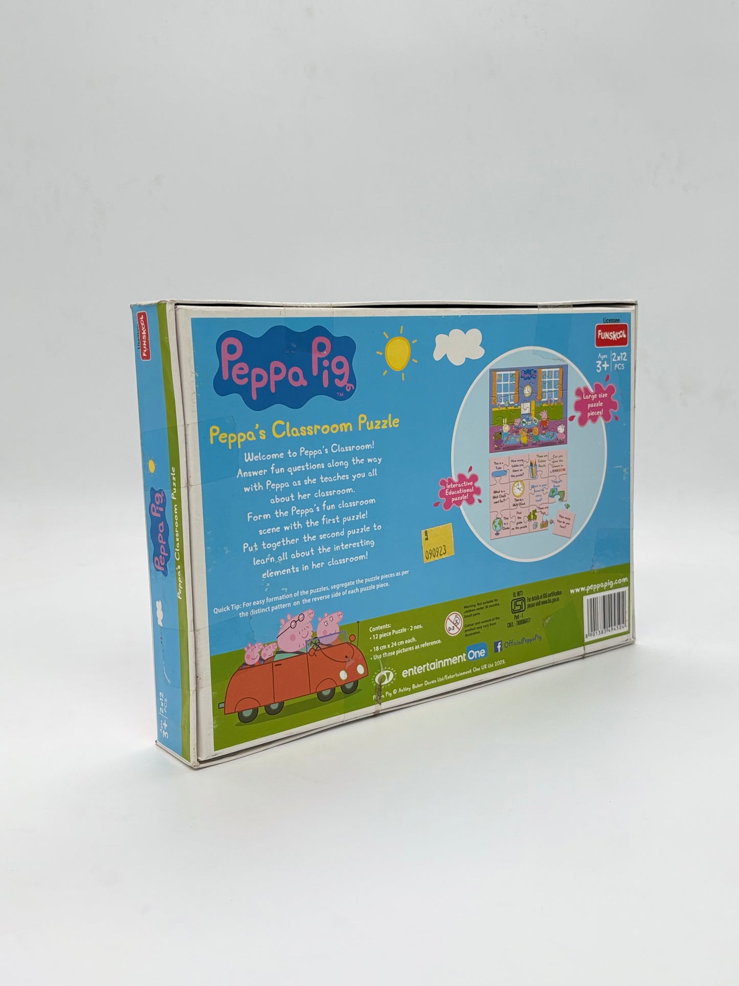 Funskool Peppa Pig Classroom 2-in-1 Puzzle for Kids