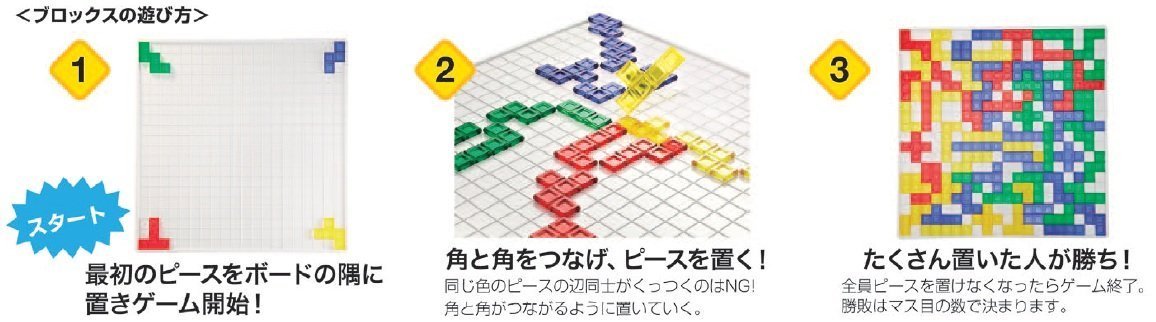 Mattel Blokus Classic Game (Multicolour), Adult