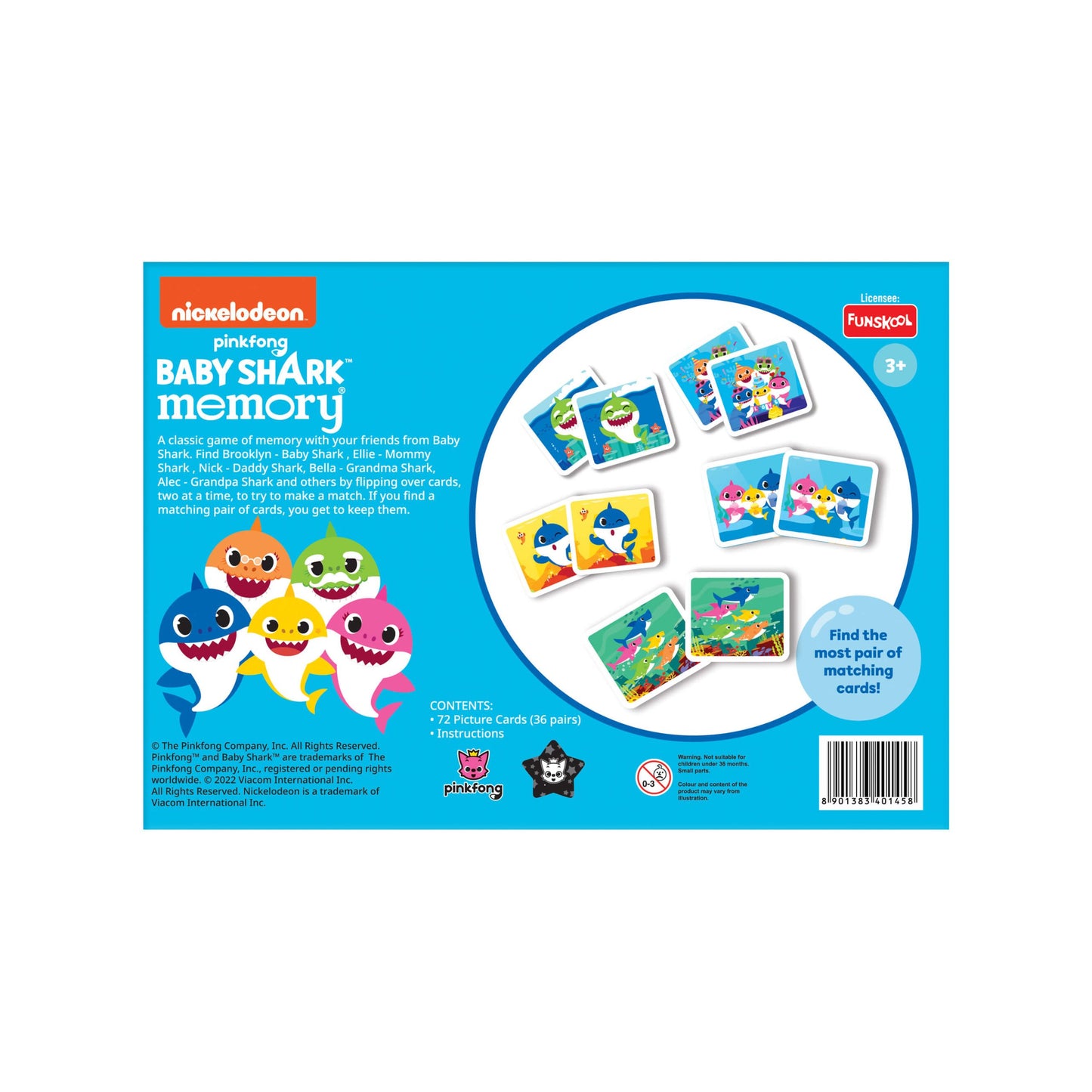 Funskool Handy Crafts Baby Shark Mask Party for Toy Birthday Themed Party , Make 3 Soft Masks for Boys & Girls Aged 5 Years +