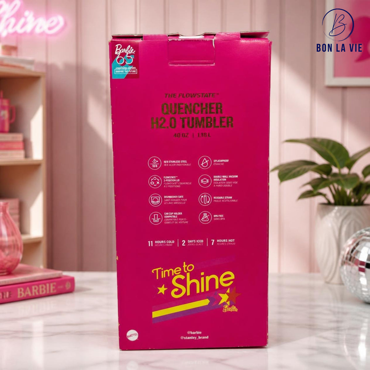 Stanley x Barbie Limited Edition Quencher H2.0 Tumbler – 40 oz ( 1200ml )