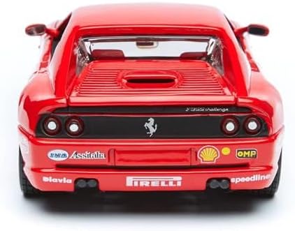 Bburago 15626306-1:24 Ferrari F355 Challenge, Rood