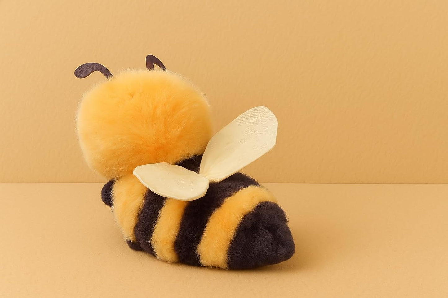 Plush Honey Bee Stuffed Animal Toy, Yellow and Black, Soft and Cuddly