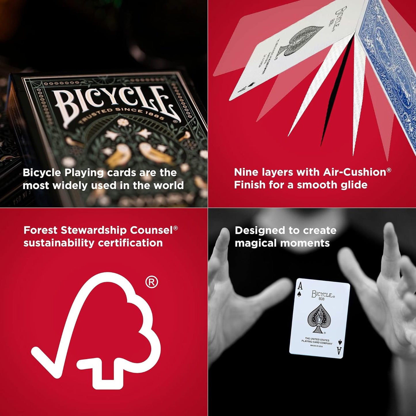 Bicycle Aviary Playing Card Game for All Ages,Pack of 1