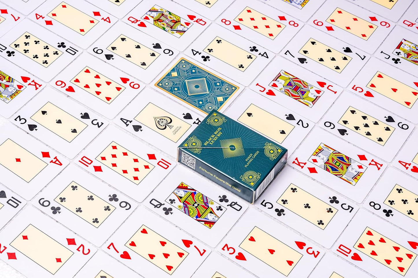 Black Box Premium Luxury, Blue & Golden Playing Cards, Poker Size Jumbo Index,Card Game