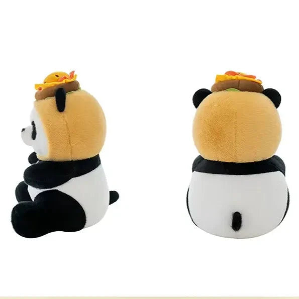 Feast Mode Panda: Plush with Burger Topper