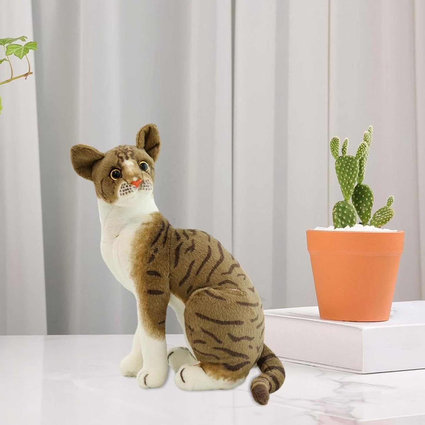 ATORSE™ Cute Cats Plush Doll Comfortable Lovely Stuffed Animals for Office Sofa Home|Baby | Toys for Baby | Plush Baby Toys