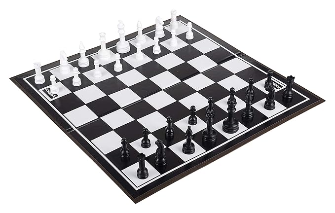 Funskool Chess, Strategy Game, Board Game for Kids, Adults, Families, Educational, Fun, 2 Players, Family Fun, Learning Activity Toy for Childrens, Gift Set for Kid, Ages 7+ Years
