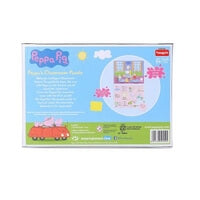 Funskool-Peppa Pig Classroom 2In1,Educational,2x12 Pieces,Puzzle,for 3 Year Old Kids and Above,Toy