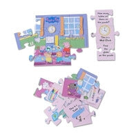 Funskool-Peppa Pig Classroom 2In1,Educational,2x12 Pieces,Puzzle,for 3 Year Old Kids and Above,Toy
