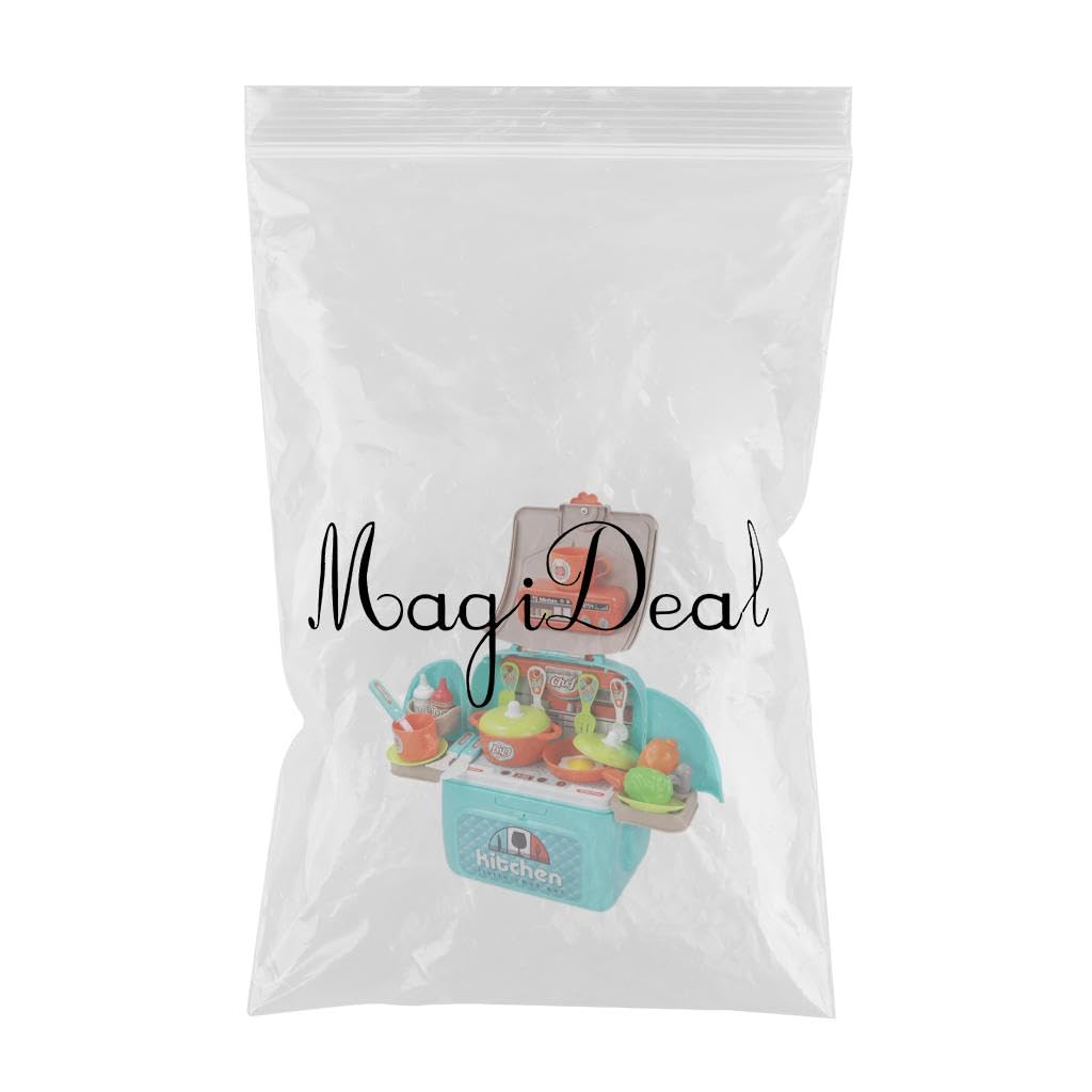 UJEAVETTE Creative Pretend Play Backpack Educational Toy Kids School Party Favors Blue Kitchen