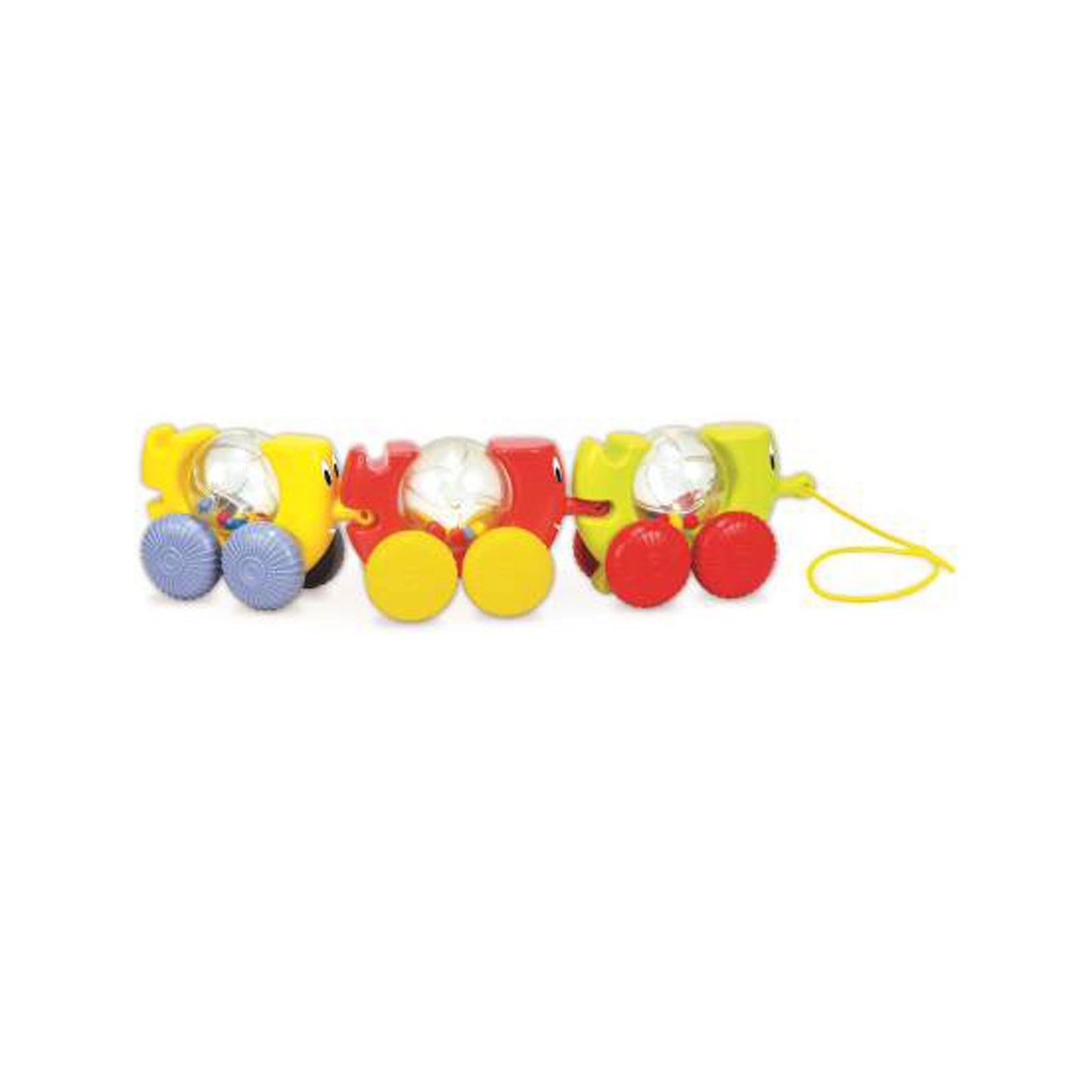 Funskool Giggles - Caterpal, 2 in 1 Pull along toy, Encourages Walking,Stacking and Linking, 12 months & above, Infant and Preschool Toys