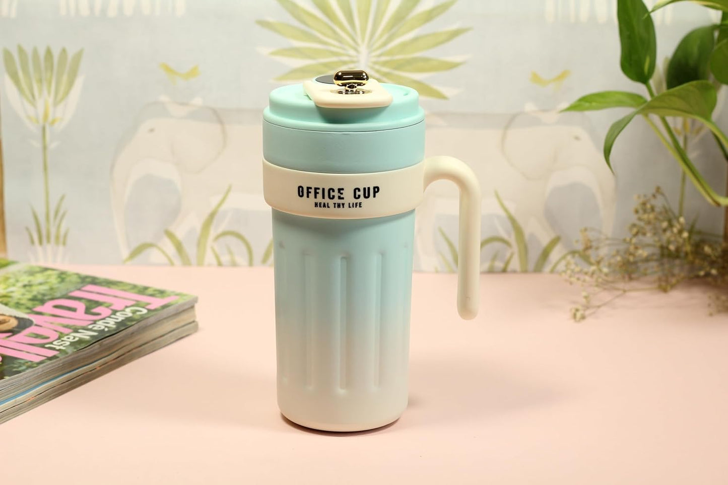 Office Cup Meal Thy Life Tumblers, Set of 4, Assorted Colours
