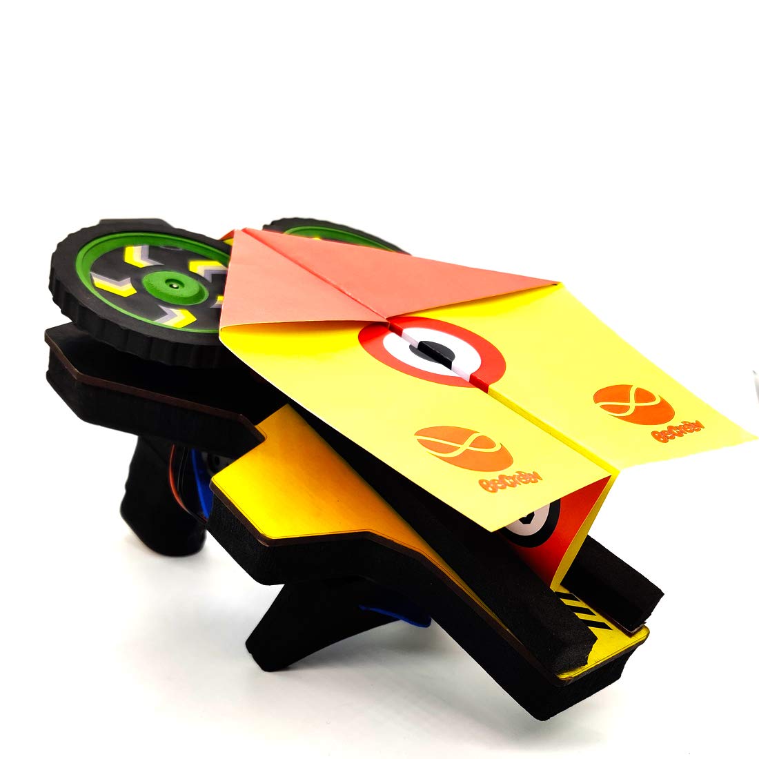 Be Cre8v Motorized Plane Launcher & Power Shooter Kit – DIY STEAM Educational Toy for Kids Age 8-9-10-11-12-13-14 Years