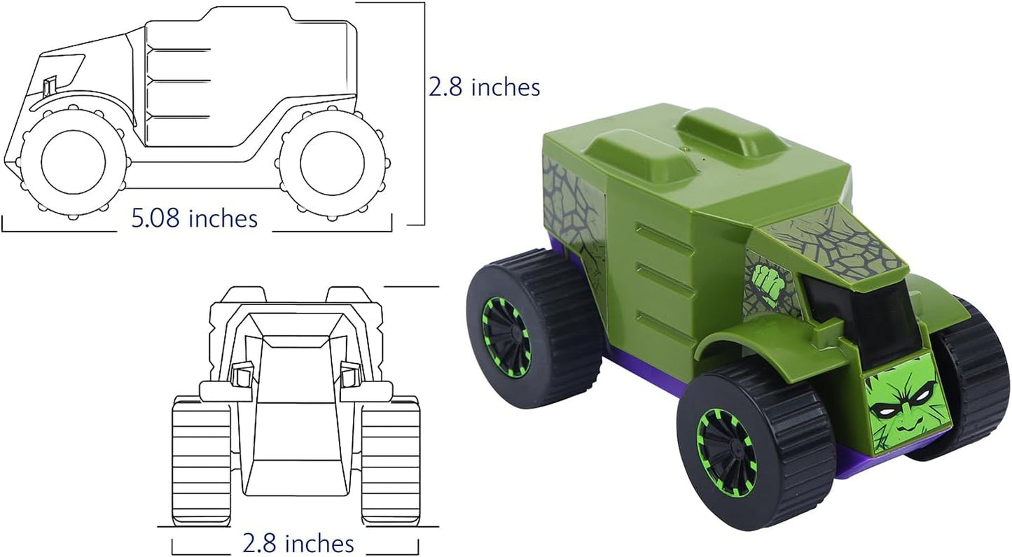 SKOODLE Marvel Pullback Mightiest Truck Hulk