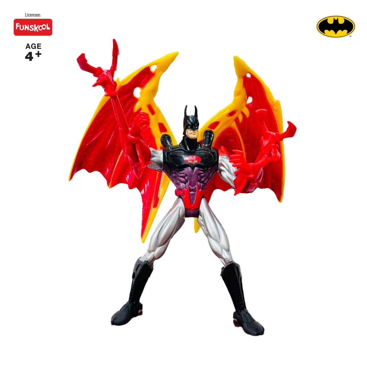 Funskool-Dark Crusander Batman,Classic Action Figures with Articulation,6 inches,Collectible,for 4 Year Old Kids and Above,Toy