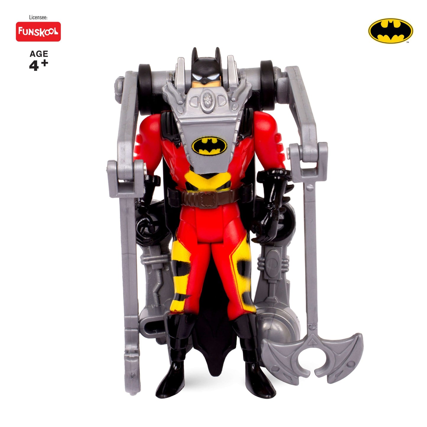Funskool Disaster Control Batman Action Figure Toy for Kid, 6 Inch, Classic DC Superhero with Articulation, Movie Inspired Collectible, Ideal Gift for Children, Toys for Kids, Ages 4+ Years