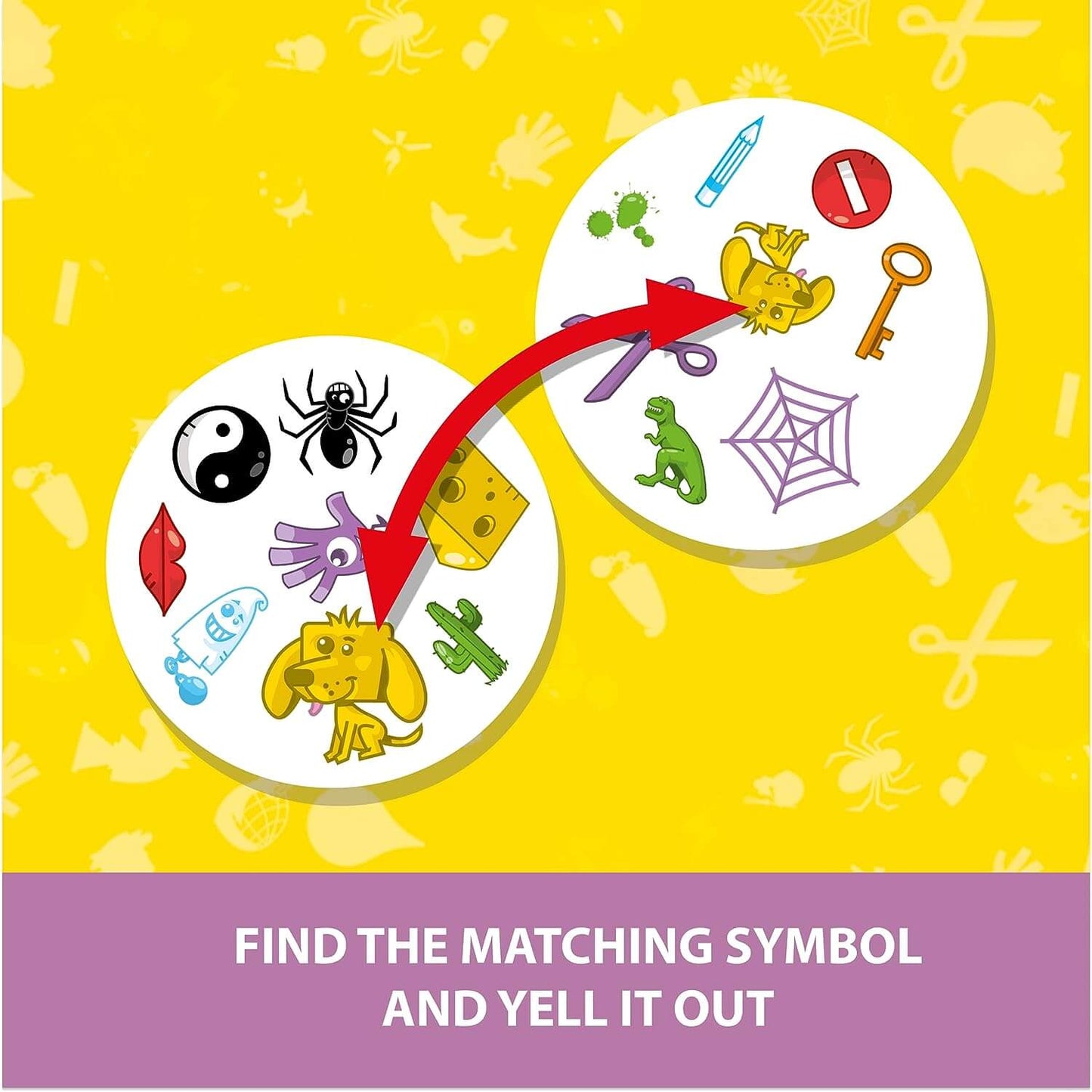 Asmodee Kid's Dobble, Visual Perception Card Game (Multicolour, Ages 6 and Above, 2 to8 Players)