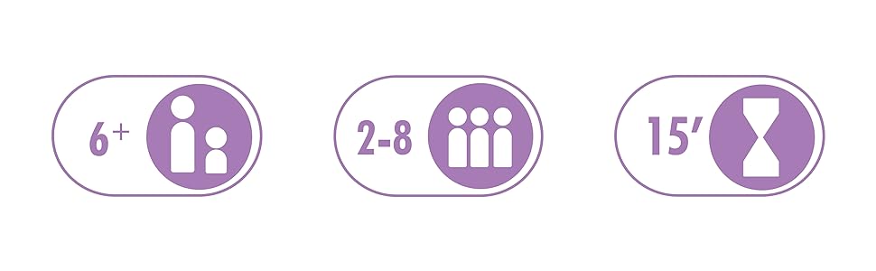 Asmodee Kid's Dobble, Visual Perception Card Game (Multicolour, Ages 6 and Above, 2 to8 Players)