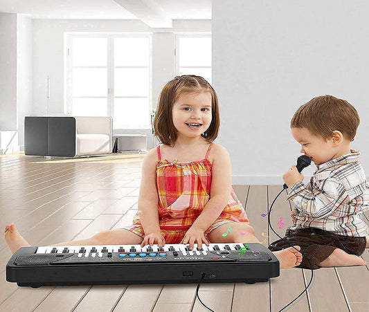 HK TOYS Kids and Adult Piano Keyboard | Piano for Kids with Microphone |Portable Electronic Keyboards for Beginners Musical Toys Pianos for Girls Boys Ages 3-12 (37 Key)