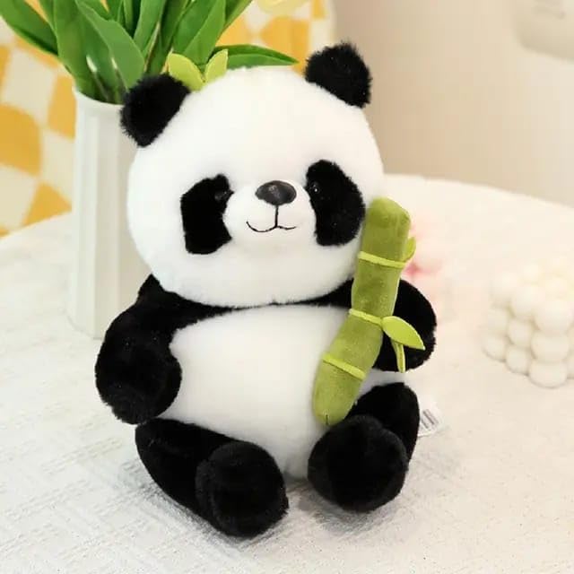 AVS Cute Funky Plushie Soft Toy Bamboo Tube Panda Stuffed Animal Panda Toys, Stuffed Animals Toy
