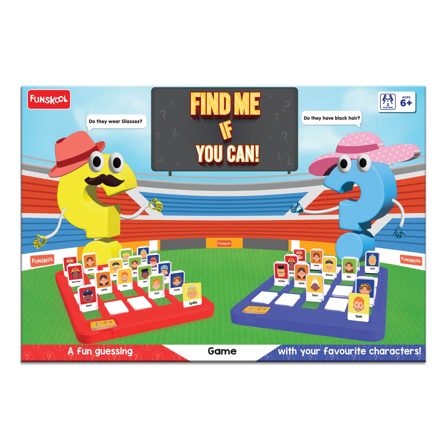 Funskool Games, Find Me If You Can,Family Games, Strategy Board Games, Get into Funzone, Toys for Kids, Guessing Game, multicolour, Ages 6 and above, Multicolour