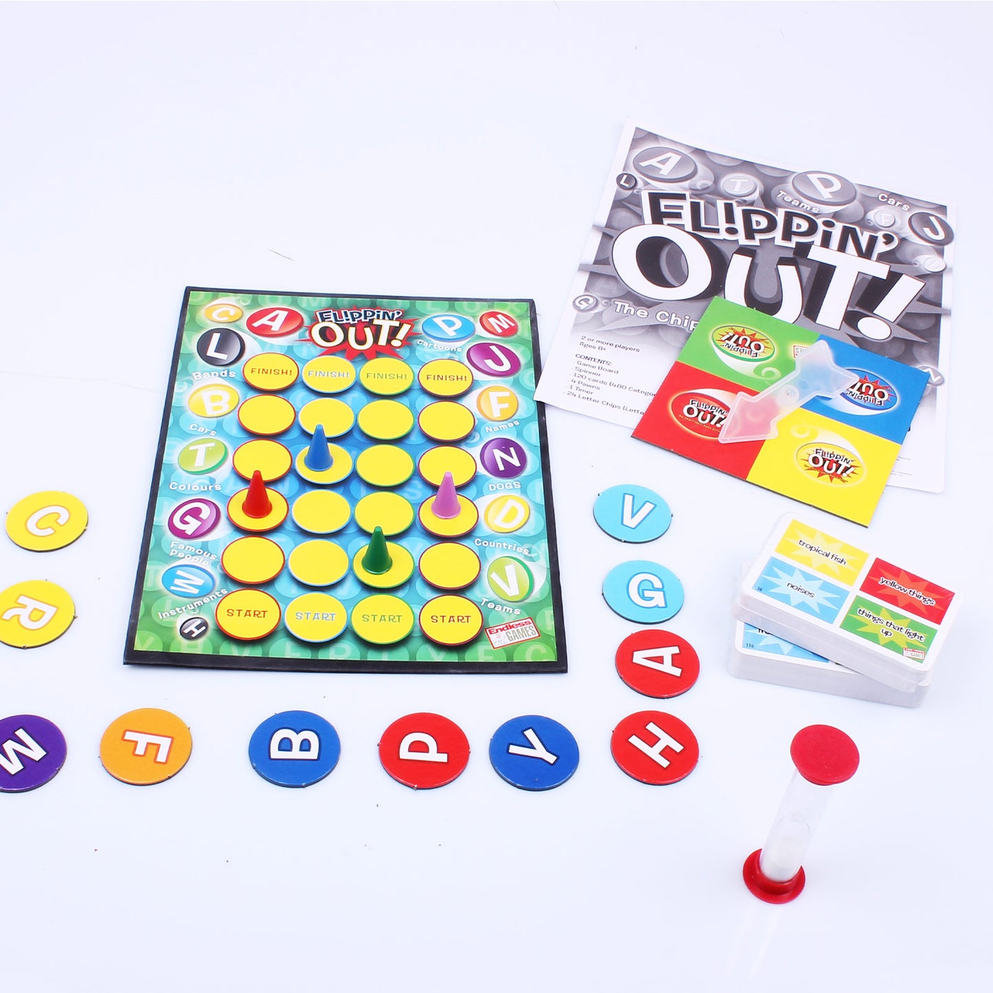 Funskool Games, Flippin Out, Party & Family Games, The chip Flipping Name Game, 2 + Players, Ages 8 and Above